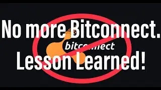 Coming clean. No more bitconnect. Lesson Learn! It was a scam after all..