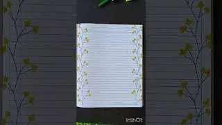 📚 Beautiful & Simple Design for Project Work | Assignment File Decoration Ideas #art #shorts