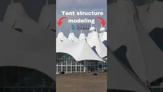 Tent structure modeling|3D's Max Tutorials