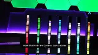 Barra Led RGB Inal&aacute;mbrica ritmo m&uacute;sica D08-RGB