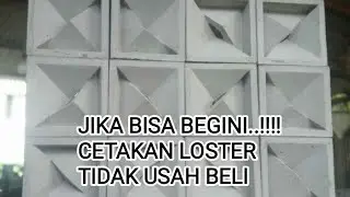 gak perlu beli CETAKAN LOSTER !!! begini cara membuatnya sendiri