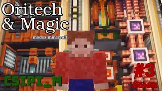 Egy kis kalandoz&aacute;s &eacute;s gyűjt&ouml;get&eacute;s! [] Minecraft Oritech & Magic #3 &eacute;lőad&aacute;s