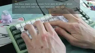 Durock Koala tactile switches sound test. (stock, 62g spring)
