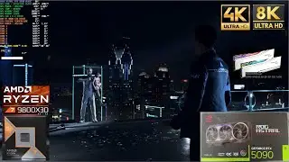 Detroit Become Human 4K - 8K Gameplay / ASTRAL RTX 5090 / AMD Ryzen 7 9800X3D
