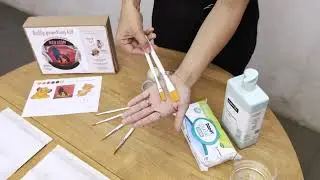 KIT de pinturas para pintar belly painting por tu cuenta de @barriguitasbcn