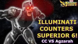 Shuri shuts down GGC! CC vs Agzarah - Marvel Strike Force