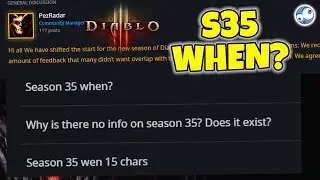 When will Diablo 3 Season 35 start?