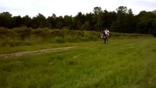 KSheard riding wheelie on his Honda230