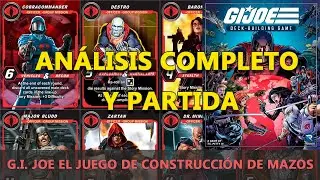 GI JOE: El Juego de Construcción de Mazos - Análisis Completo y Partida