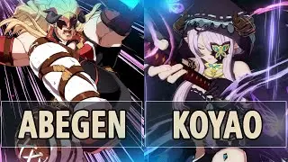 GBVSR:🔥ABEGEN (Ladiva) Vs Koyao (Narmaya B.Butterfly)🔥| High Level Gameplay.