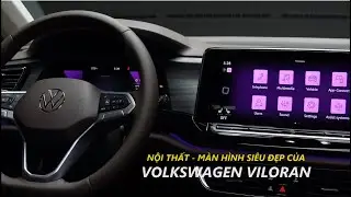 M&agrave;n h&igrave;nh điều khiển trung t&acirc;m cao cấp của MPV hot Volkswagen Viloran 2024