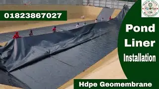 Pond liner Installation,Hdpe Geomembrane, hdpe poly liner Bangladesh price. Contact us - 01823867027