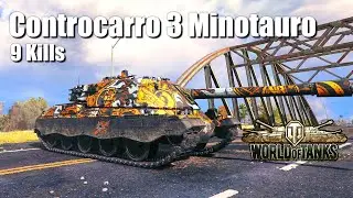 Controcarro 3 Minotauro, 9K DMG, 9 Kills (Radley's Medal), Highway - World of Tanks