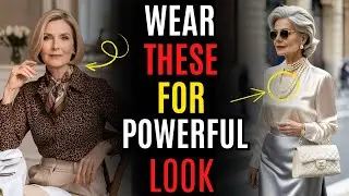 The 3-Accessory Rule That Makes Everyone See You as a Successful Woman After 60 | Aging Tips