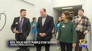Governor Polis celebrates Jenkins Middle School&rsquo;s commitment to military families