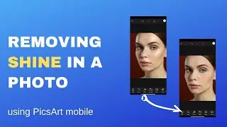 ✅ Remove SHINE in a photo on YOUR PHONE
