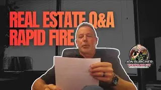 Real Estate Investment Rapid-Fire Q&A