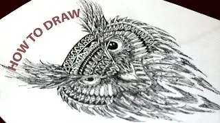 ArtBlack | Сова | How to draw an owl ?