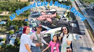 คาเฟ่เครื่องบิน Air Diamond cafe เครื่องบินรุ่น AIRBUS A340-600