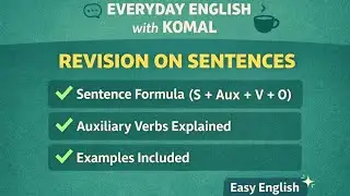 Sentence Formula in English | Easy Grammar Trick #english #grammar #learn #sentence 
