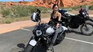 Nature Views in Nevada With My Kawasaki Vulcan S 650 Motorcycle 🏍🏜