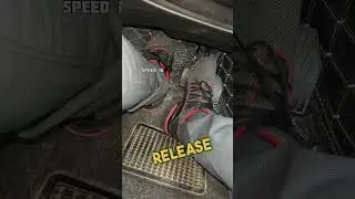 Releasing the clutch in 1st gear vs 2nd gear #tips #youtubeshort #automotive #car #carcare #trending