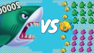 Eat Fish Io Gameplay || Fishdom Gameplay || Fish Game for Kids || Mini Fish Gameplay
