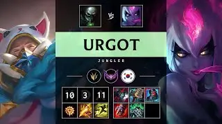Urgot Jungle vs Evelynn - KR Master Patch 25.21
