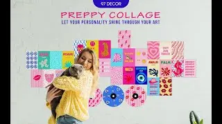 Transform Your Walls with a Trendy Preppy Collage Aesthetic