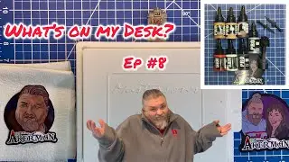 What&rsquo;s on my Desk?  Episode 8 - trying out Pro Acryl Paints