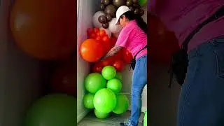 Sports balloon garland