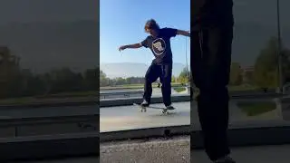 crazy manual combo, ollie north manual to onefoot manual #skateboarding #shorts