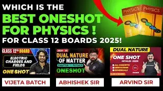 Best one shot for physics class 12 Boards 2025 on youtube!