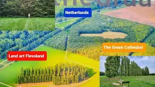 Land Art Flevoland Part 1/ The green Cathedral/Walking tour.