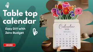  Don’t Buy a Calendar! Make This Easy Handmade Tabletop Calendar 📅✨
