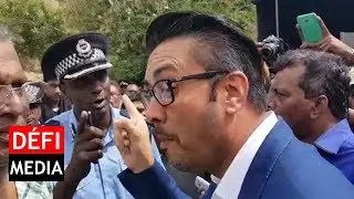 Metro Express : altercation entre Shakeel Mohamed et un policier