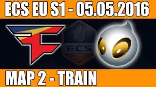 FaZe Clan vs Dignitas | Map 2 (Train) ECS EU Season 1 2016 CS:GO Week 4 (05.05.2016)