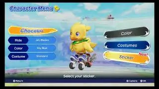 Race in CHOCOBO GP My first Time Playing