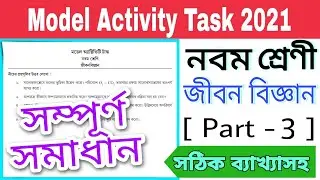 Model Activity Task Class-9 Life Science Part 3 ll নবম শ্রেণীর জীবন বিজ্ঞনের মডেল অ্যাকটিভিটি টাস্ক