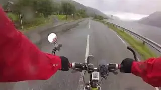 Велосипедная поездка по фюльке Тромс. Bicycle trip along Troms fylke.