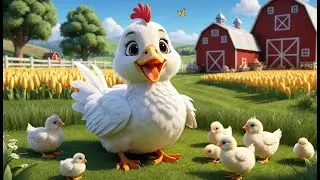 Hen and Her Chicks Count Corns | Children&rsquo;s Nursery Rhyme & Counting Song