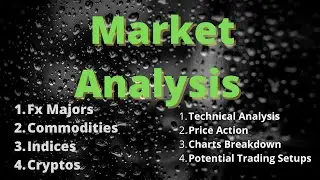 Markets Analysis (Fx Majors, Commodities, Indices, Cryptos)