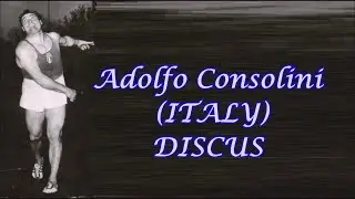 Adolfo Consolini (ITALY) DISCUS (broke 4 times the world record)