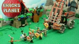 Army of Vikings with Heavy Artillery 7020 LEGO Castle - Stop Motion Review