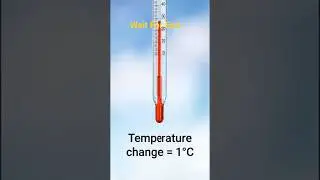 kaise ek object ko heat dene ke baad uss object ka temperature barh jata hain. #2dANIMATION #shorts