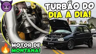 ACELERANDO FORTE DE CORSA TURBO DE 170CV 🔥😈