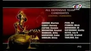 PBA LEO AWARDS 2009 - MVP - Jayjay Helterbrand - Part 1/2