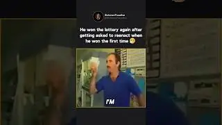 He won the lottery 2 times in a row 😲