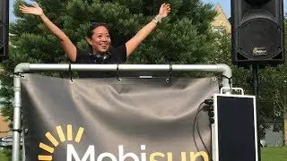 Mobisun Off Grid Mobile DJ Booth on Portable Solar Power