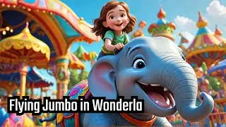 Enjoying Flying Jumbo ride in Wonderla Hyderabad | Elephant Ride for kids | Cartoons for kids